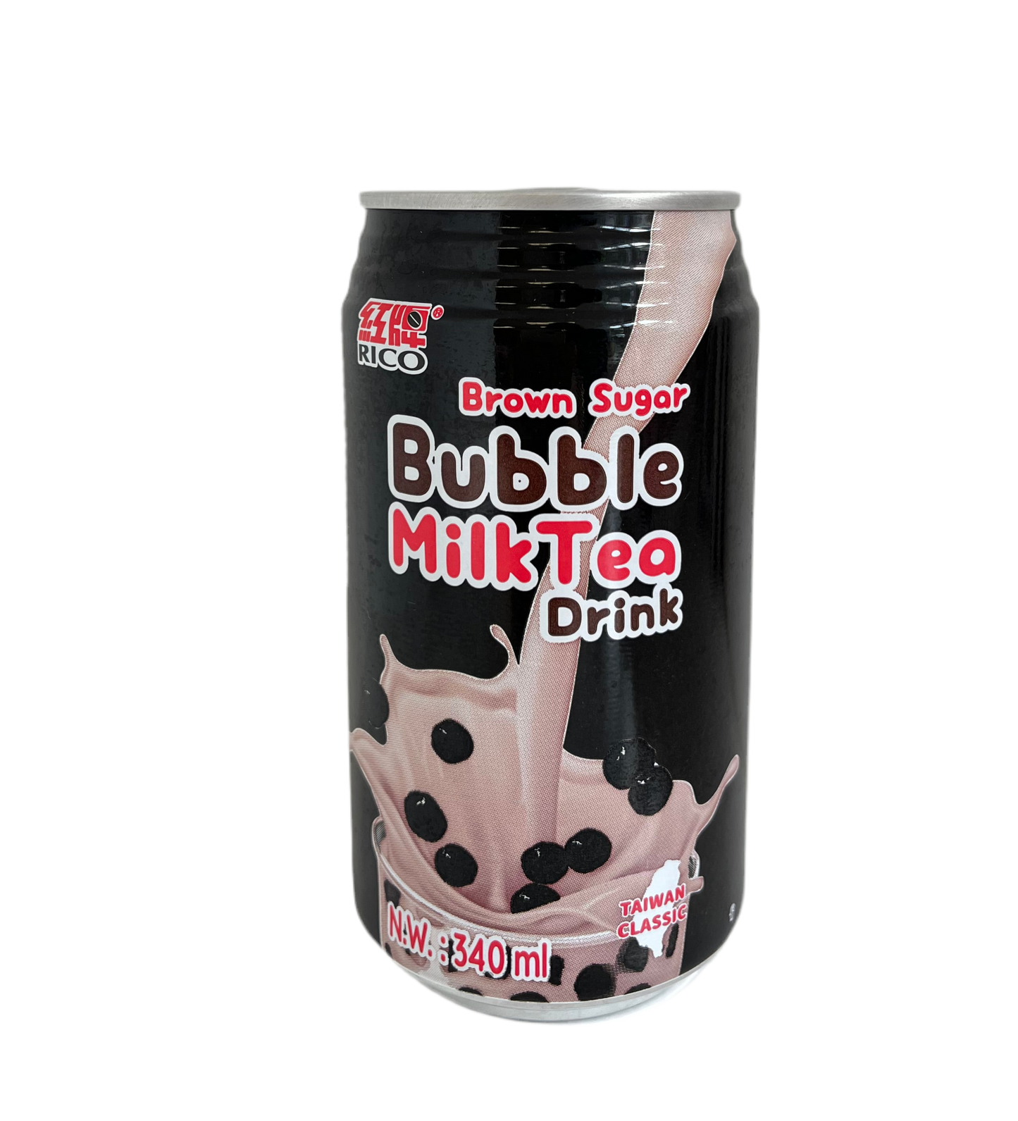Brown sugar bubble milk tea drink